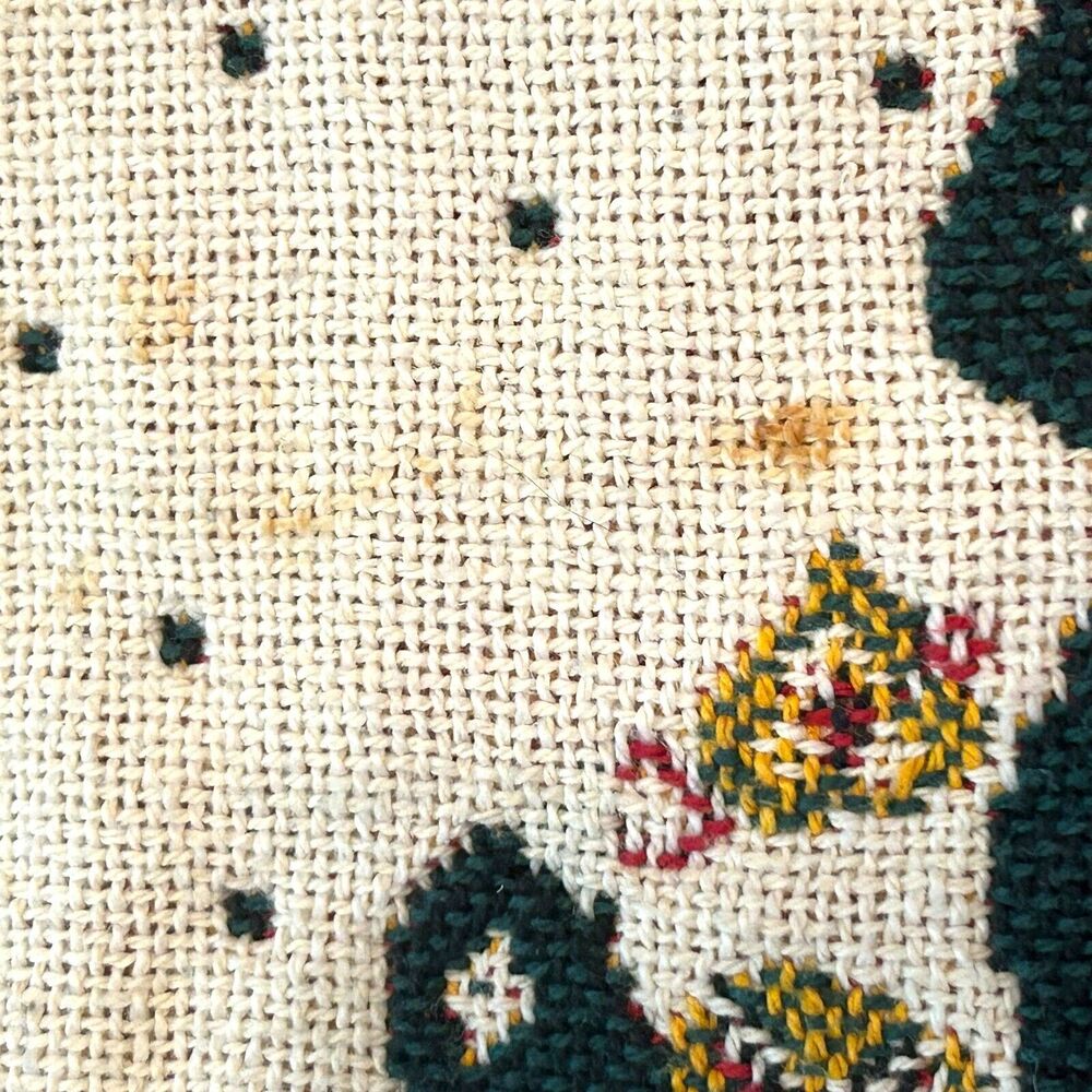 Goodwin Weavers Christmas Throw Tapestry Geese Sheep Shephards Trees 69 x 48 USA - Picture 12 of 14